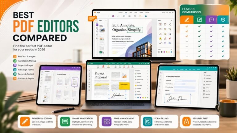 Best Free PDF Editors comparison