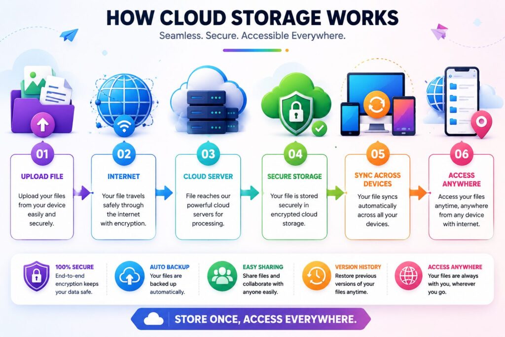 Cloud storage workflow