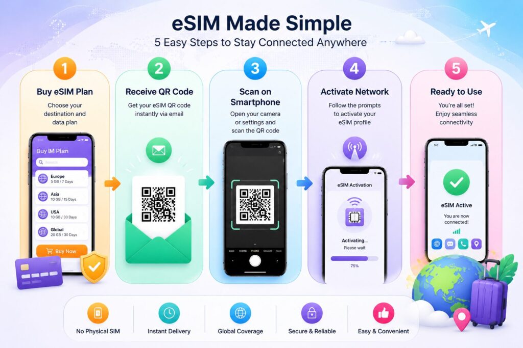eSIM activation process