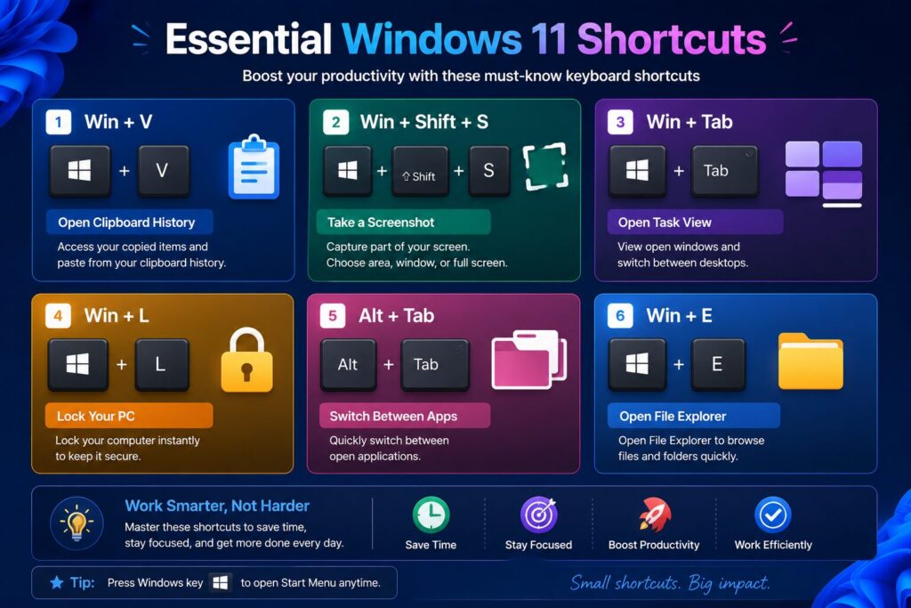 Windows 11 keyboard shortcuts