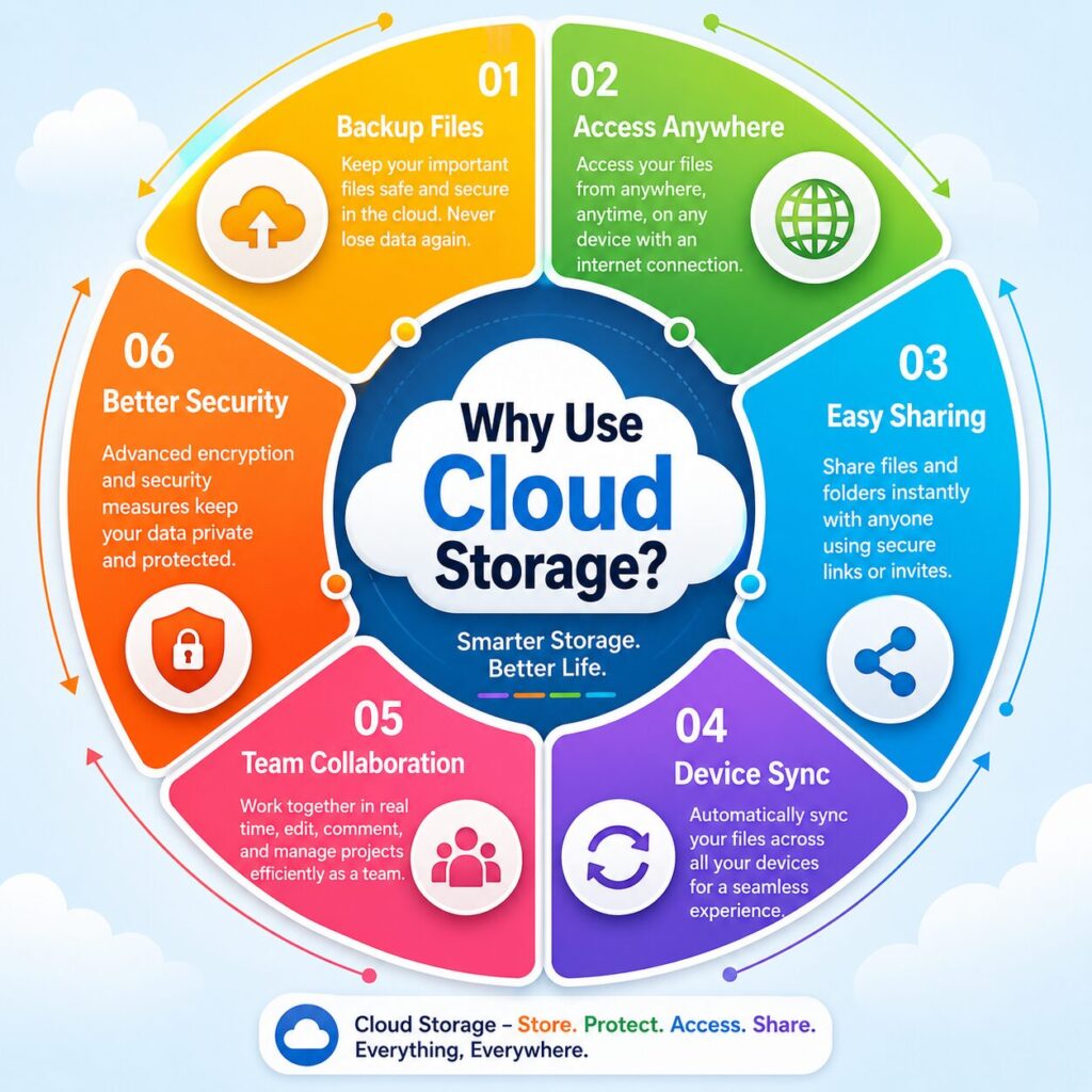 Benefits of cloud storage