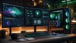 Local AI models running on a personal computer