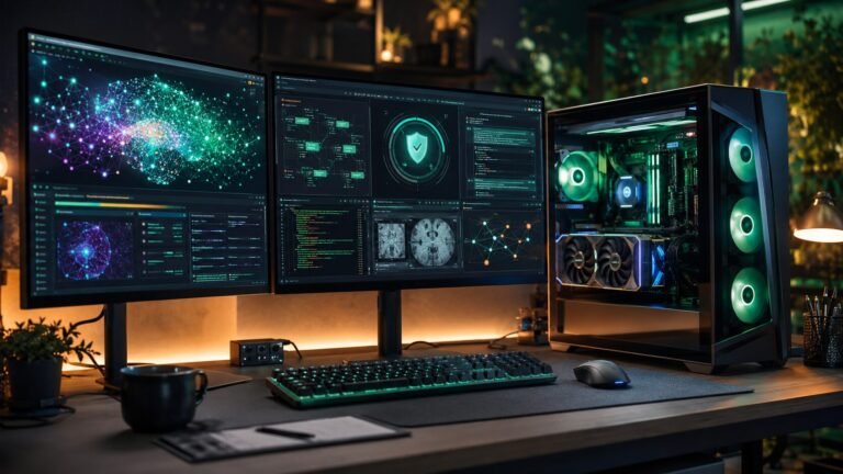 Local AI models running on a personal computer