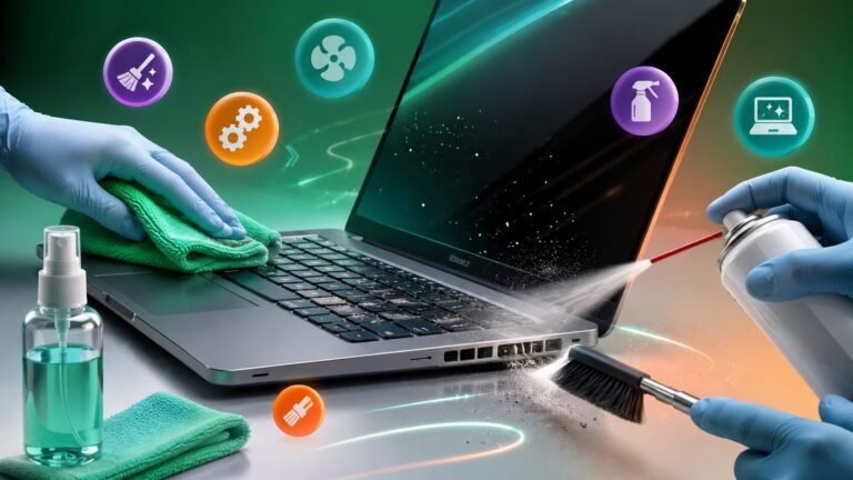 How to Clean Your Laptop Safely