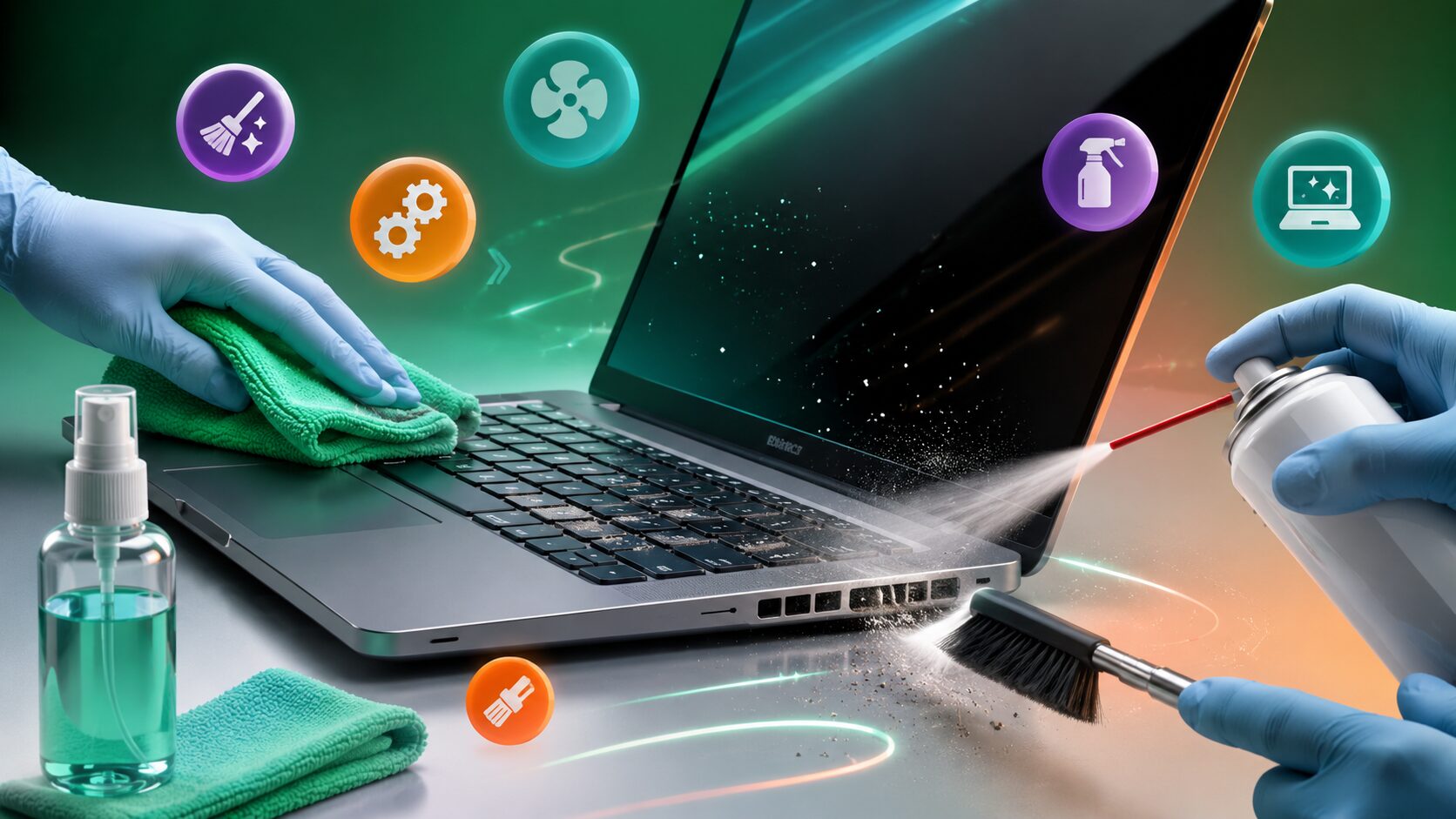 How to Clean Your Laptop Safely