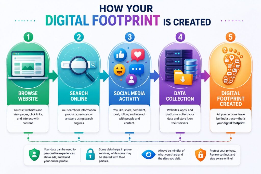 Digital footprint workflow