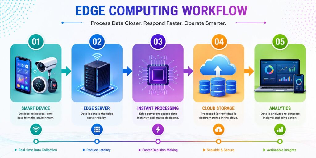 Edge computing workflow