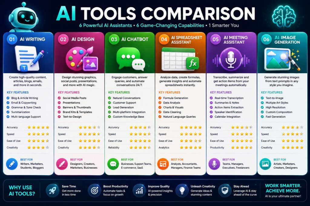 AI tools comparison