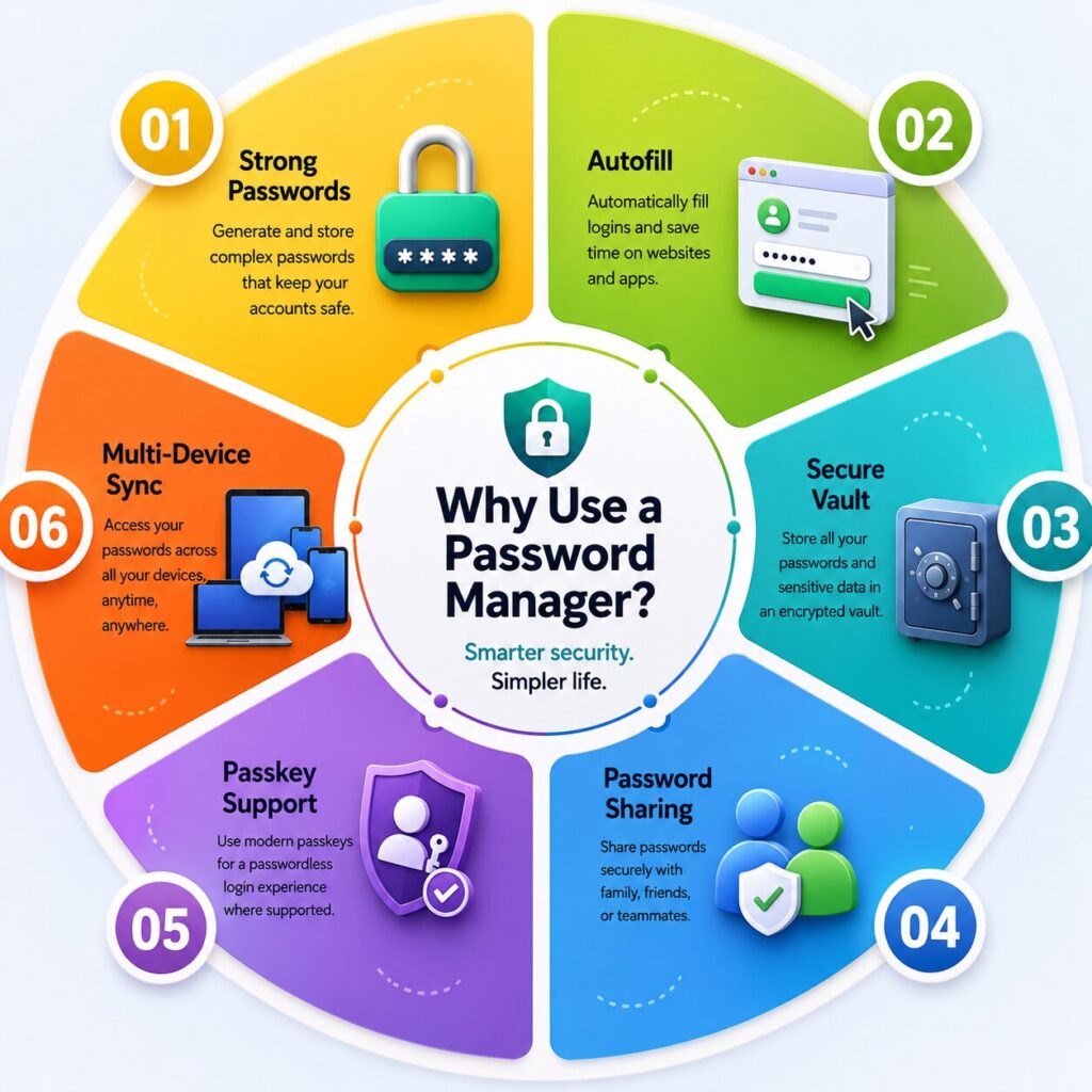Password manager comparison chart