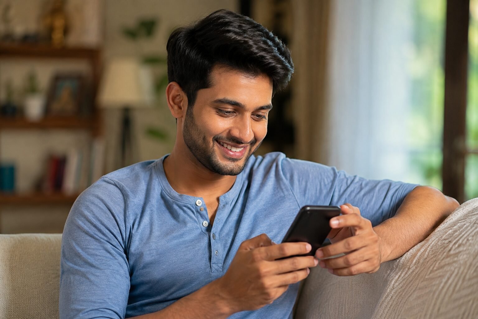 Person using WhatsApp's new 2026 features on a smartphone