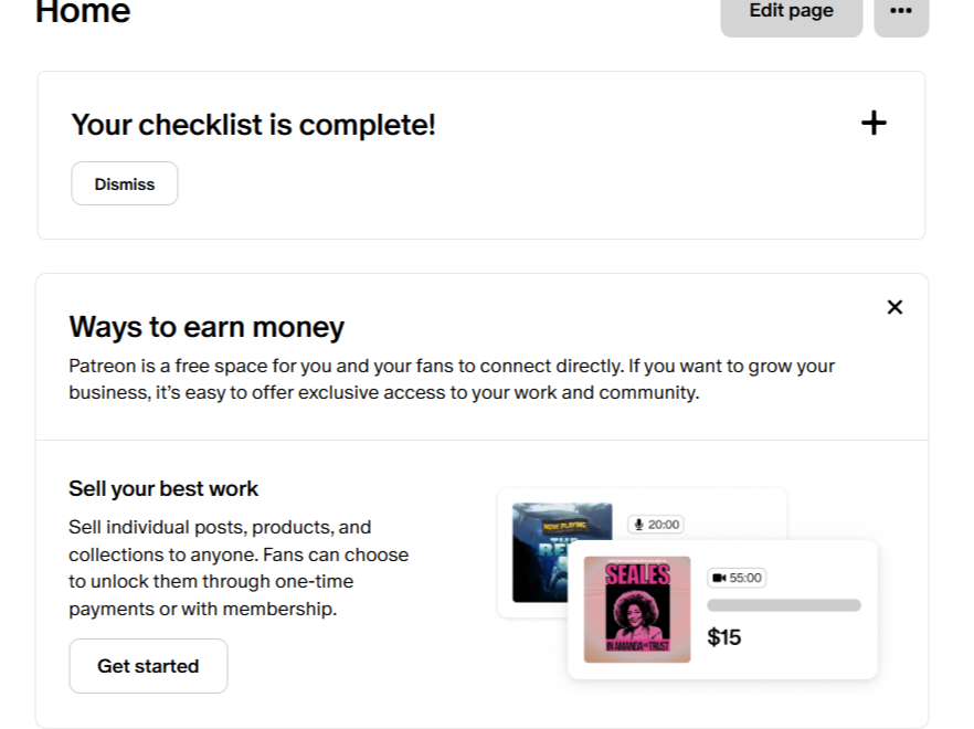 ways to earn on Patreon