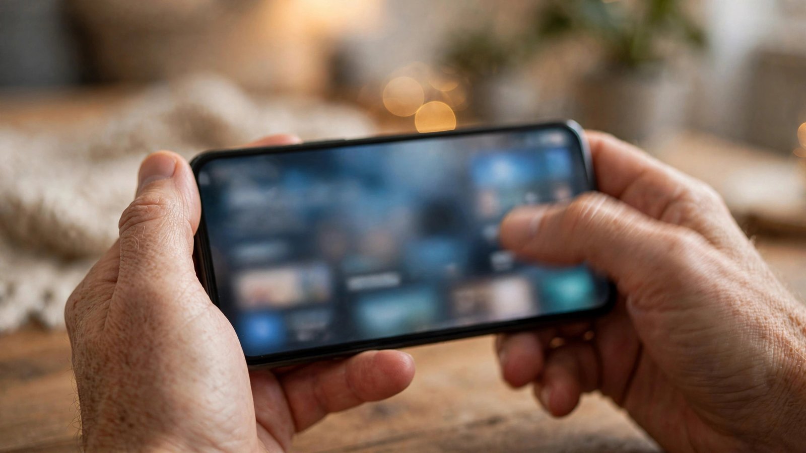 Checking phone storage usage in the settings app