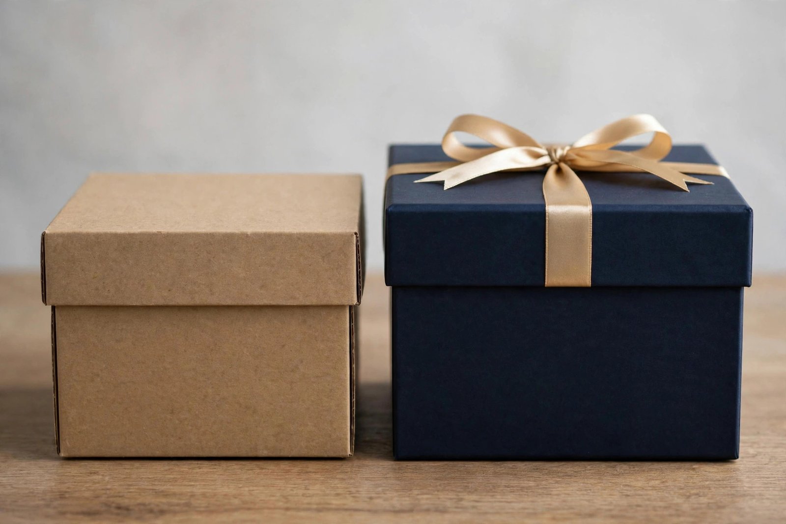 Comparing free and premium design plan gift boxes